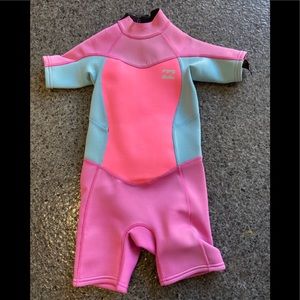 Billabong girls spring wetsuit size 6